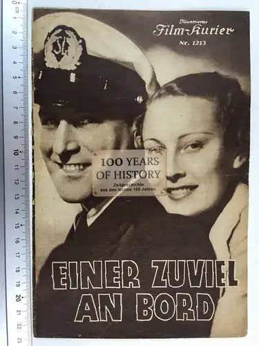 Illustrierter Film Kurier IFK Nr 1213 Einer zuviel an Bord Albrecht Schoenhals L