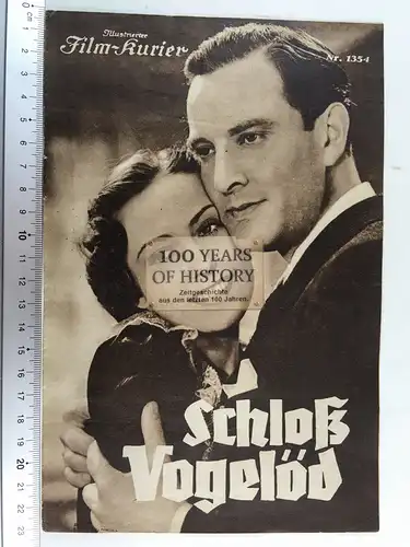 Illustrierter Film Kurier IFK Nr 1354 Schloß Vogelöd Carola Höhn Walter Steinbec