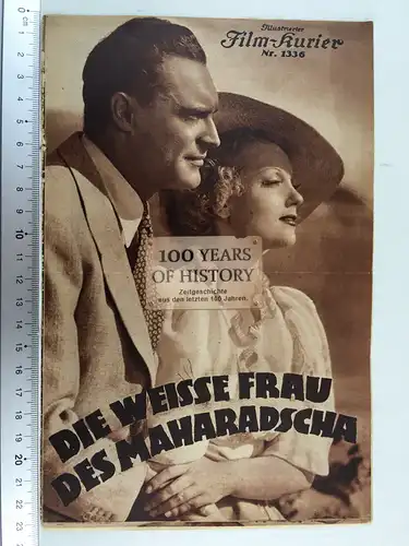 Illustrierter Film Kurier IFK Nr 1336 Die weisse Frau des Maharadscha Gustav Die