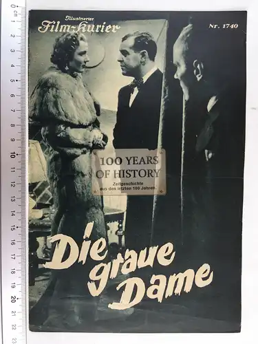 Illustrierter Film Kurier IFK Nr 1740 Die graue Dame Trude Marlen Hermann Speelm