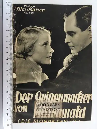 Illustrierter Film Kurier IFK Nr 635 Der Geigenmacher von Mittenwald Die Blonde