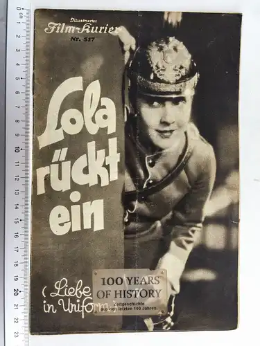 Illustrierter Film Kurier IFK Nr 517 Lola rückt ein Liebe in Uniform Harry Liedt