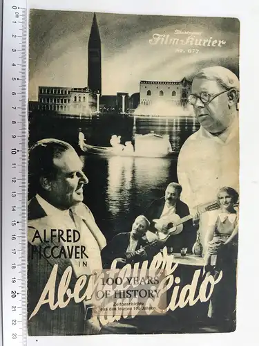 Illustrierter Film Kurier IFK Nr 677 Abenteuer am Lido Alfred Piccaver Szöke Sza