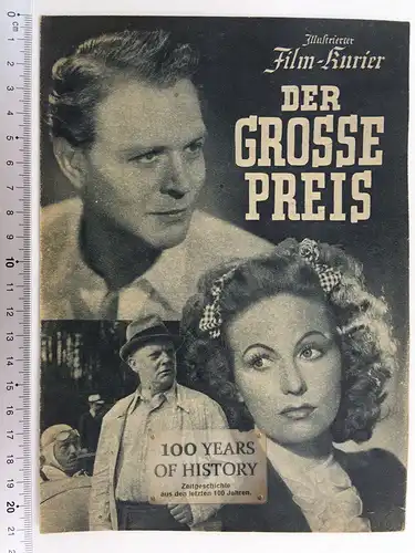 Illustrierter Film Kurier IFK Der grosse Preis Gustav Fröhlich O. E. Hasse Höhn