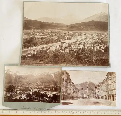 Orig. große Fotos Innsbruck Ansichten ca. 1890