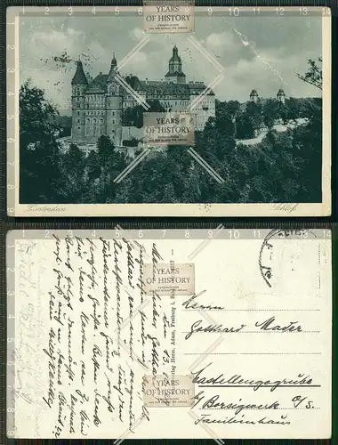 Orig. AK Walbrzych Waldenburg Schlesien gel. 1929