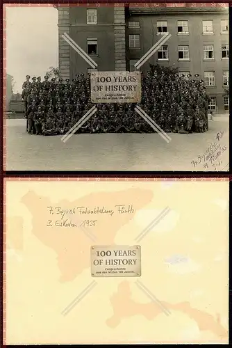 Orig. Foto Soldaten 7. Bayrisch Fahrabteilung Fürth 3. Eskadron 1935