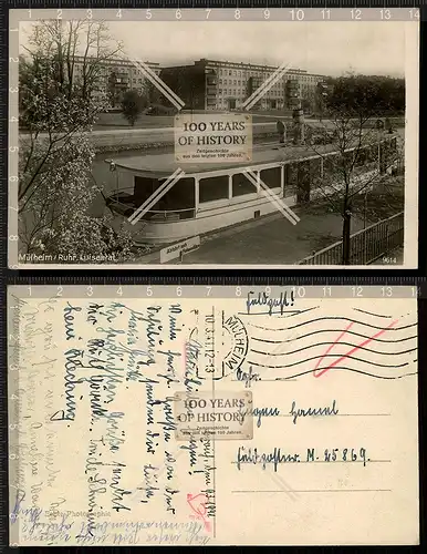 Orig. AK Mülheim Ruhr Luisental Feldpost gel. 1941