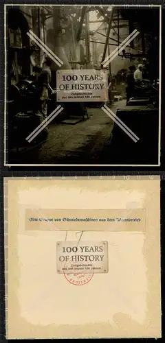 Orig. Foto Siegen Weidenau Firma Fuchs Schrauben Schmiedemaschine von 1909-49