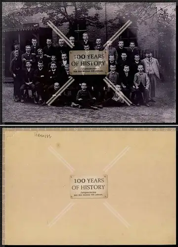 Orig. Foto 23x16 cm Schule Klasse bei Hannover 1905