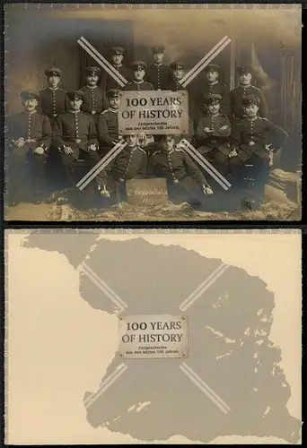 Orig. Foto 23x17cm 1. WK Soldaten 1916 Gruppe