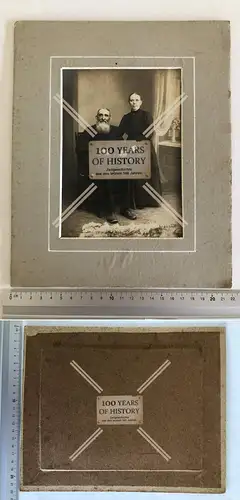 Orig. Foto 27x22cm Oma Opa im Passepartout ca. 1895