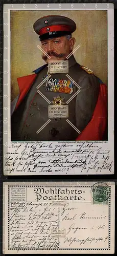 Orig. AK Paul von Hindenburg gel. 1915