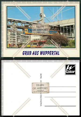 Orig. AK Schwebebahn Wuppertal Karte im Rahmen