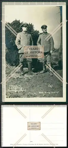 Orig. Foto AK 1.WK Frankreich Soldaten im Felde 1915