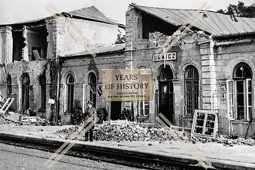 Repro Foto Lowicz Lowitsch Polen zerstört