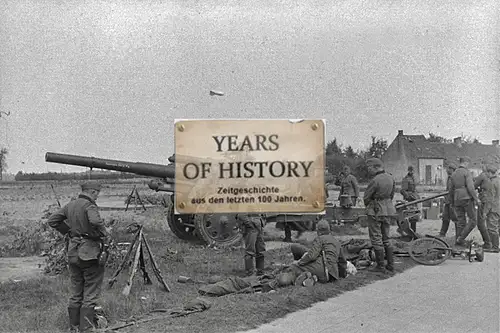 Foto kein Zeitgenössisches Original Holland Geschütz Flak Fesselballon Belgien F