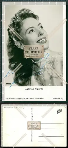Orig. handsignierte Autogrammkarte Caterina Valente