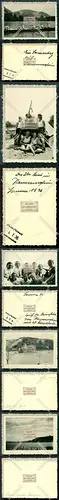 Orig. Foto 5x Rudergesellschaft RLG Koblenz Lahnstein 1936 Anrudern und vieles 