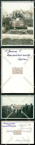 Orig. Foto  2x Nassau Ems Rhein Lahn Turngemeinschaft Koblenz Lahnstein 1931 Au