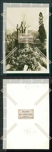 Orig. Foto Grab Kreuz Aufschrift Doktor Carl Sonnenschein Persönlichkeit Adel 