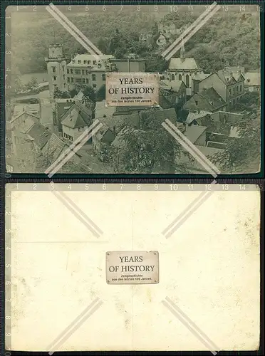Orig. Foto AK Dorf Kloster mit Kirche Luftbild Fliegeraufnahme 1933
