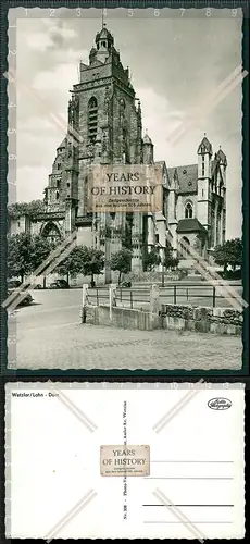 Orig. Foto AK Wetzlar Lahn Dom Straßenansicht