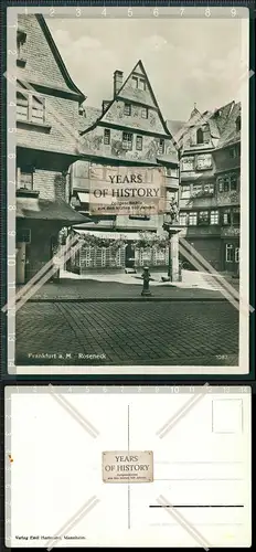 Orig. Foto AK Frankfurt am Main Roseneck Straßenansicht 1939