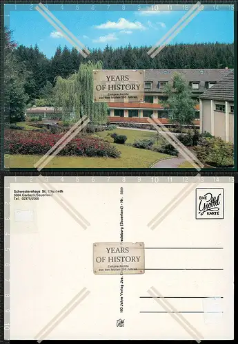 Orig. AK Garbeck Balve Märkischer Kreis Schwesternhaus St. Elisabeth