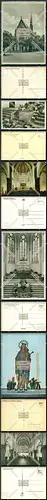Orig. AK 6x Dortmund St. Franziskus Franziskanerkirche 