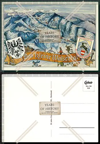 Orig. AK das kleine Walsertal Mittelberg Hirschegg Riezlern Alpen Berge Cekade 