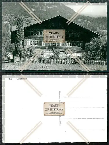 Orig. Foto AK Därstetten Pension Hotel Hütte Bern Schweiz