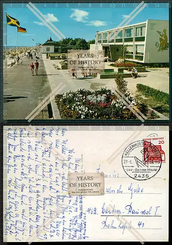 Orig. AK Ostseebad Kellenhusen Strandpromenade am Kurhaus