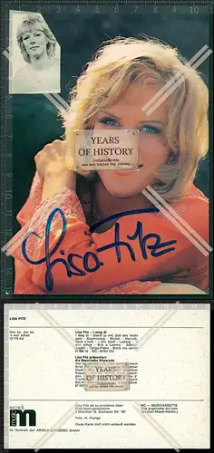 Handsigniertes  Autogramm Lisa Fitz Kabarettistin, Schauspielerin Sängerin