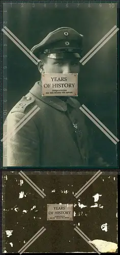 Orig. Foto  Portrait Soldat 1916 Regiment 24 siehe Schulterklappe