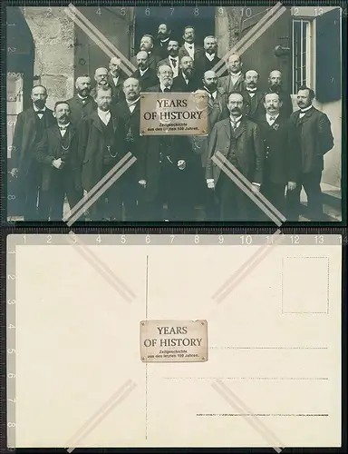 Orig. AK Minister Staatsmänner Sekretäre um 1918 Gruppenfoto
