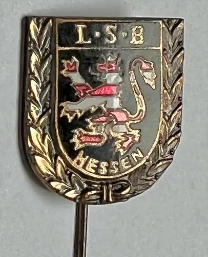 Alter Pin Abzeichen LSB Landessportbund Hessen e.V. Sitz in Frankfurt