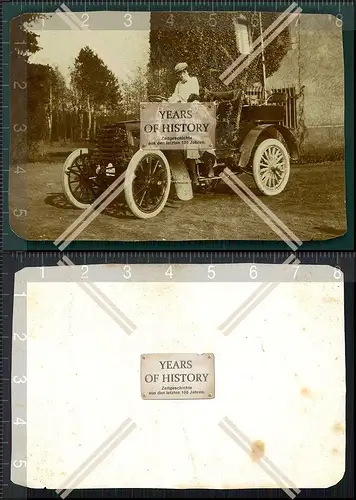 Orig. Foto 1909-12 Auto Pkw Fahrzeug Oldtimer Belgien Luxemburg
