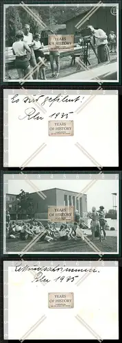 Orig. Foto 2x 1935 RLG Koblenz Lahnstein Ruderlehrgang Mädchen 1935 in Berlin 