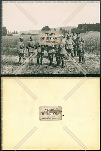Orig. Foto 23x17cm Res. Inf. Rgt. Nr. 39 Hohe Offiziere des Regiments Ausbildun