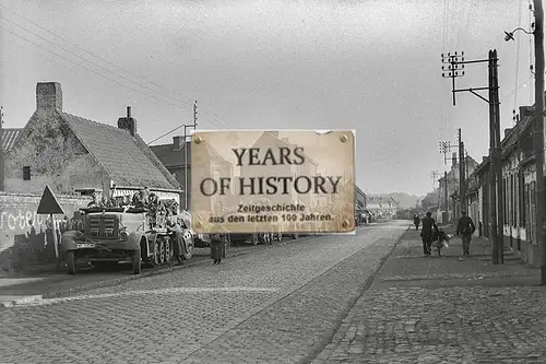 Foto kein Zeitgenössisches Original Holland Belgien Vormarsch Fahrzeuge Frankrei