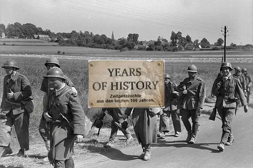 Foto kein Zeitgenössisches Original Frankreich Gefangene Soldaten 