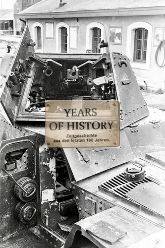 Foto kein Zeitgenössisches Original Panzer Tank Innenansicht Frankreich Belgien 
