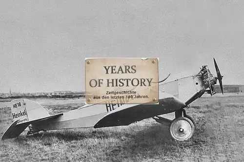 Foto kein Zeitgenössisches Original Flugzeug Heinkel He 18 airplane aircraft