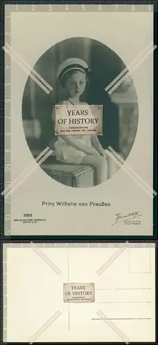 Orig. AK Prinz Wilhelm von Preußen