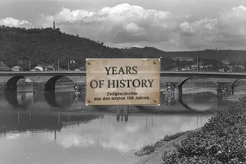 Foto kein Zeitgenössisches Original Bahnlinie Dorf Fluss Frankreich Belgien