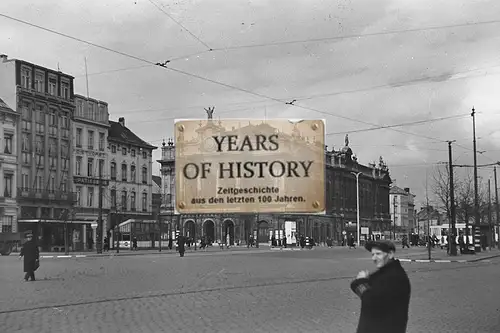 Foto kein Zeitgenössisches Original Straßenansicht Belgien Frankreich Holland