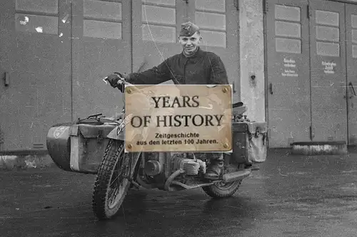 Foto kein Zeitgenössisches Original Motorrad Krad Kennung Belgien Frankreich Hol