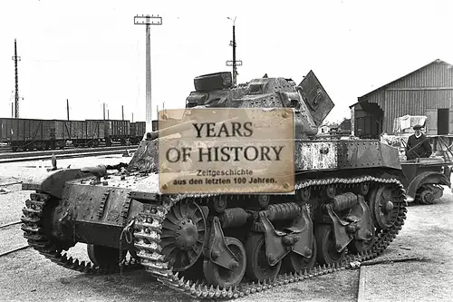 Foto kein Zeitgenössisches Original Panzer Tank Frankreich Belgien