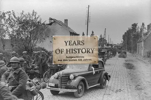 Foto kein Zeitgenössisches Original Holland Flüchtlinge Vormarschstraße Belgien 